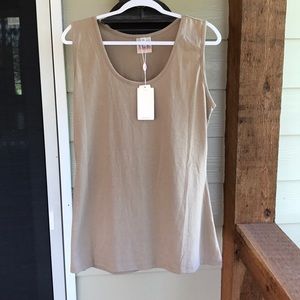 Noelle Tan Camel Tan Khaki Tank Top
